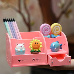 少女心爆棚！韓版創(chuàng)意多功能筆筒，打造可愛(ài)時(shí)尚的桌面收納空間